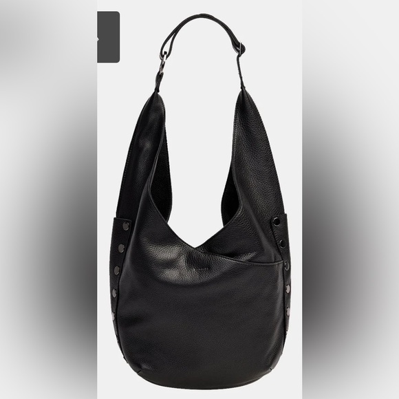 NWT, Hammitt Tom Zip Hobo Bag & 110 North Wallet in Black/Gunmetal - Picture 4 of 10